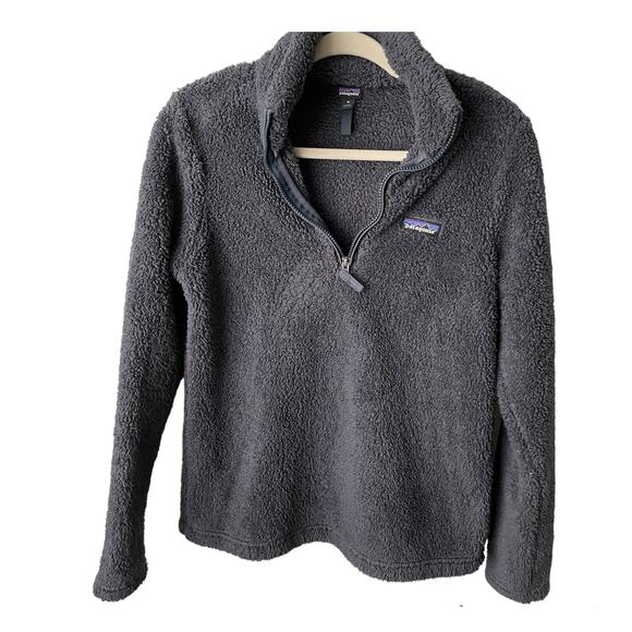 Patagonia Los Gatos Blue Gray 1/4 Zip Fleece Pullover - Picture 2 of 7